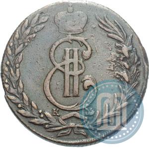 Фото 5 копеек 1772 года КМ 