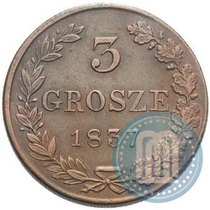 Picture 3 grosze 1837 year MW 