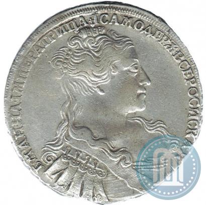 Фото 1 рубль 1734 года  "Тип 1734 года"