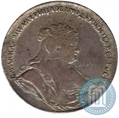 Фото 1 рубль 1738 года  "Петербургский тип"