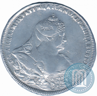 Picture 1 rouble 1740 year  "Moscow type"