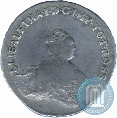 Picture 48 kopecks 1757 year  "For Livonia"