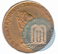Фото 2 рубля 1785 года СПБ 