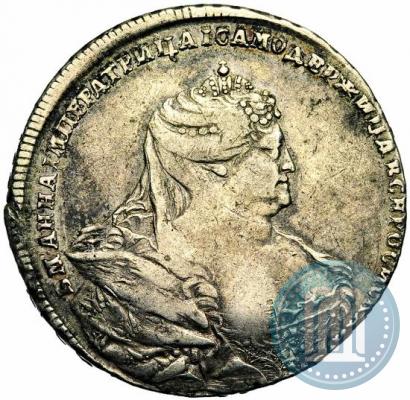 Picture 1 rouble 1737 year  "Moscow type"