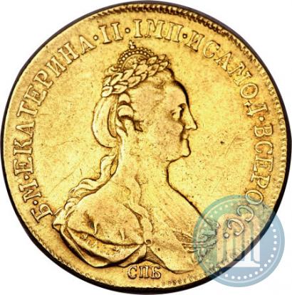 Фото 10 рублей 1778 года СПБ 