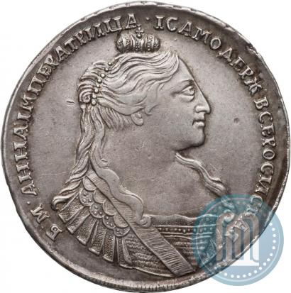 Фото 1 рубль 1734 года  "Тип 1735 года"