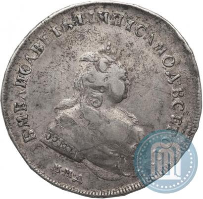 Picture 1 rouble 1742 year ММД 