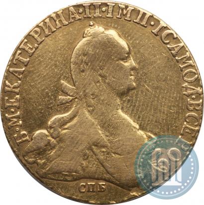 Picture 10 roubles 1776 year СПБ 