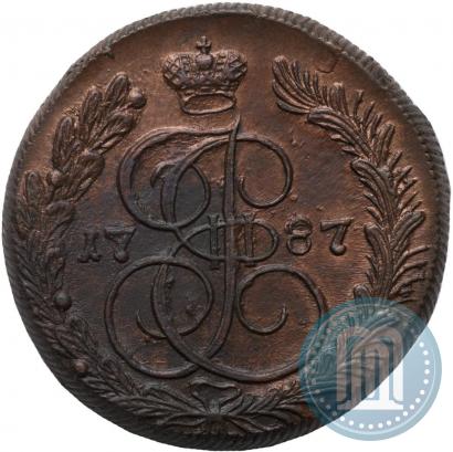 Фото 5 копеек 1787 года КМ 