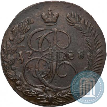 Picture 5 kopecks 1788 year ЕМ 
