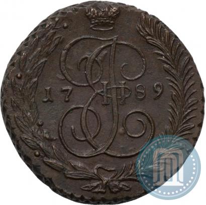 Фото 5 копеек 1789 года АМ 