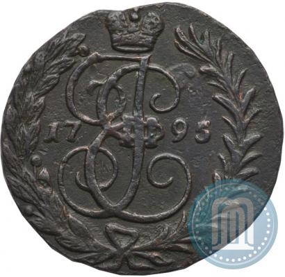 Picture 1 kopeck 1795 year  