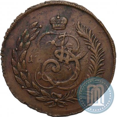 Фото 5 копеек 1793 года ЕМ "Павловский перечекан"