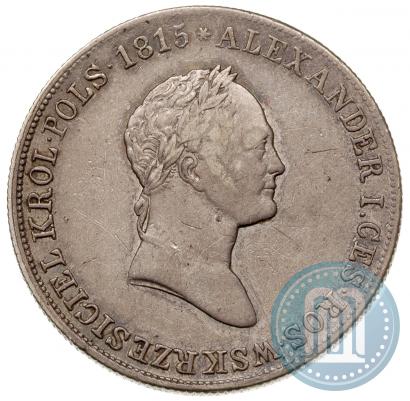 Фото 5 злотых 1829 года FH 