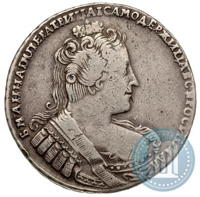 Фото 1 рубль 1733 года  