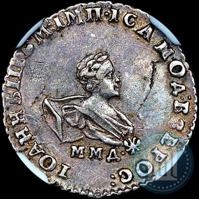 Фото Гривенник 1741 года ММД 