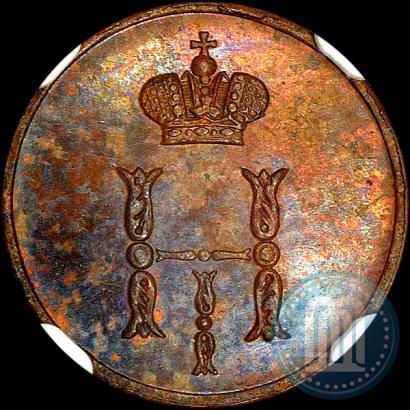 Фото Полушка 1851 года ВМ 