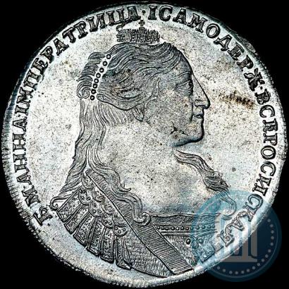 Picture 1 rouble 1734 year  "Type of 1735"