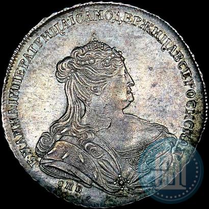 Picture 1 rouble 1738 year СПБ "Petersburg type"