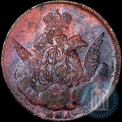 Picture 1 kopeck 1756 year ММД 