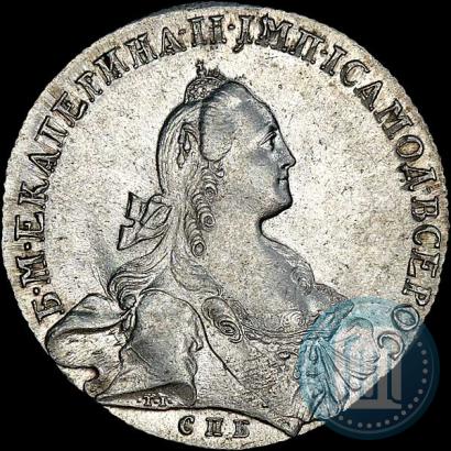 Picture 1 rouble 1766 year СПБ-АШ 