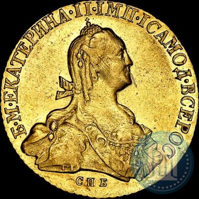 Picture 10 roubles 1775 year СПБ 