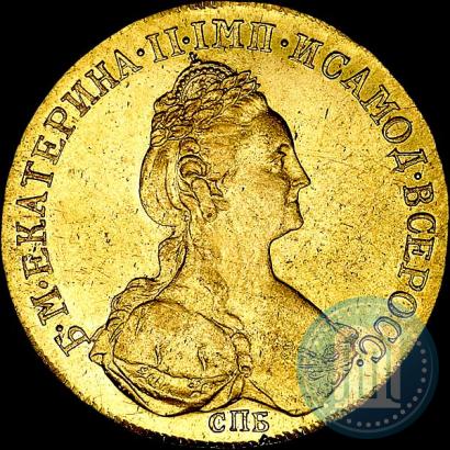 Фото 10 рублей 1780 года СПБ 