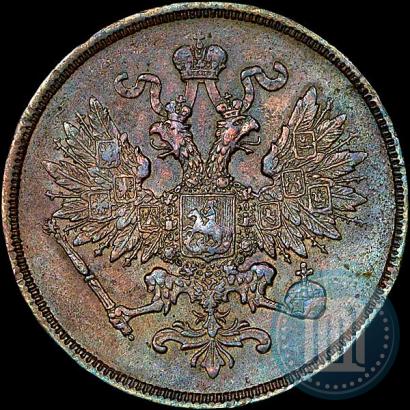 Picture 2 kopecks 1861 year ВМ 