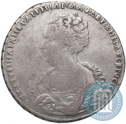 Picture 1 rouble 1725 year СПБ-СПБ "Petersburg type, portrait turned to the left"