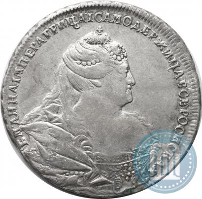 Фото 1 рубль 1739 года  "Московский тип"