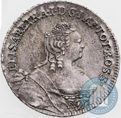 Picture 24 kopecks 1757 year  "For Livonia"