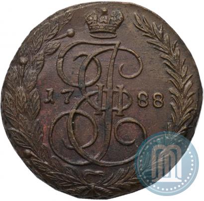 Picture 5 kopecks 1788 year ЕМ 