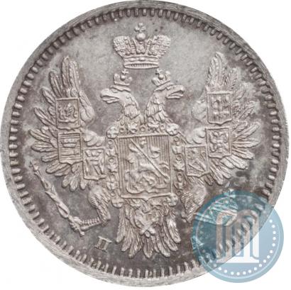 Фото 5 копеек 1852 года СПБ-ПА 