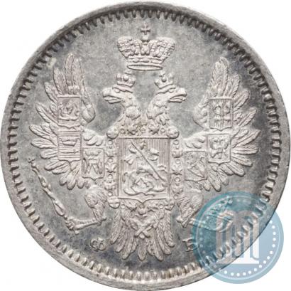 Фото 5 копеек 1856 года СПБ-ФБ 