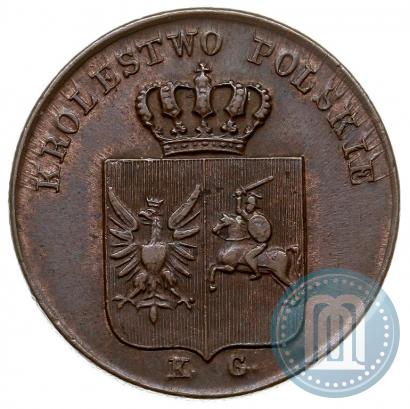 Фото 3 гроша 1831 года KG "Польское восстание"