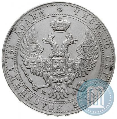 Picture 3/4 roubles - 5 złotych 1841 year MW 