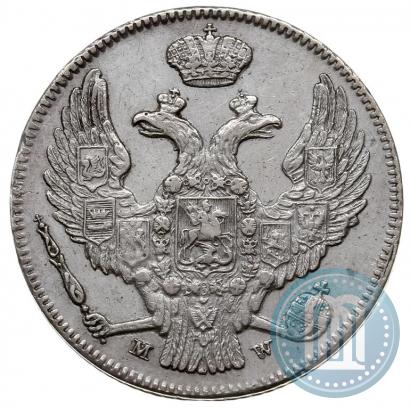 Picture 30 kopecks - 2 złotych 1837 year MW 