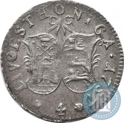 Фото 4 копейки 1757 года  "Ливонез"