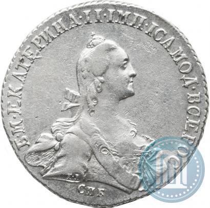Фото Полтина 1771 года СПБ-ЯЧ 