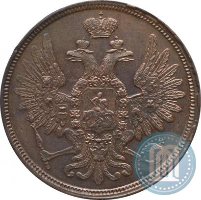 Picture 5 kopecks 1858 year ЕМ "Type of 1849-1857"