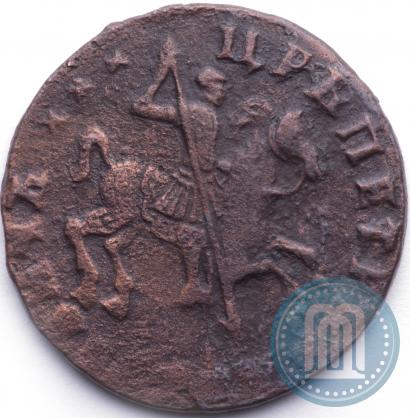 Picture 1 kopeck 1713 year  