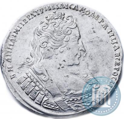 Фото 1 рубль 1733 года  