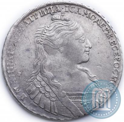 Фото 1 рубль 1734 года  "Тип 1735 года"