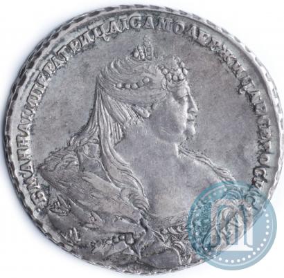 Picture 1 rouble 1737 year  "Moscow type"