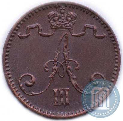 Фото 1 пенни 1891 года  