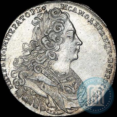 Picture 1 rouble 1727 year  "Moscow type"