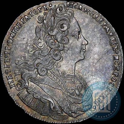 Picture 1 rouble 1727 year  "Moscow type"