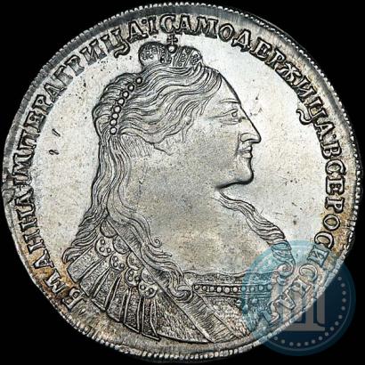 Фото 1 рубль 1736 года  "Тип 1735 года"