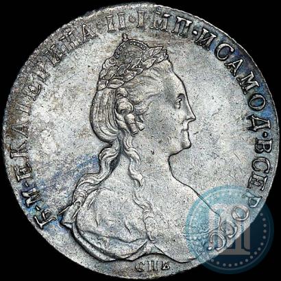 Фото 1 рубль 1780 года СПБ-ИЗ 