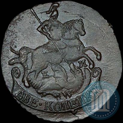 Picture 2 kopecks 1791 year ЕМ 